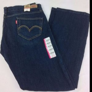 New Levis 504 Tilted Junior Low Rise Straight 17