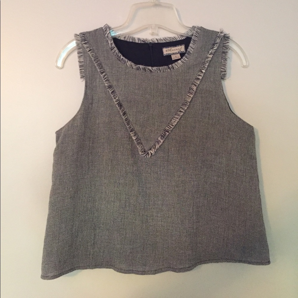Ethereal by Paper Crane fringe crop top