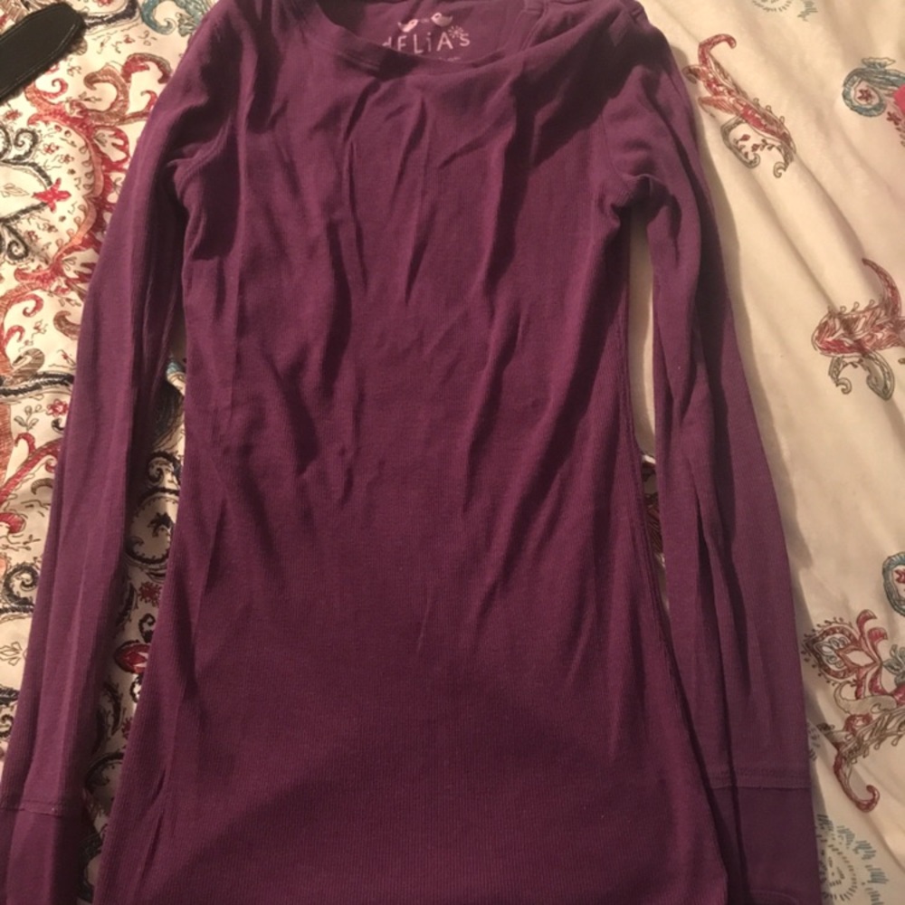 Dark purple Delias long sleeve thermal