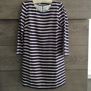 J.Crew bracelet sleeve a-line silk dress.