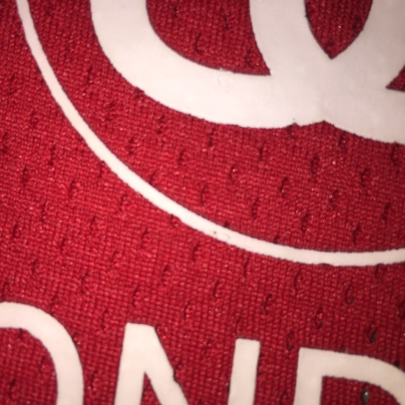 STÜSSY RED MESH LOGO JERSEY - Picture 6 of 7