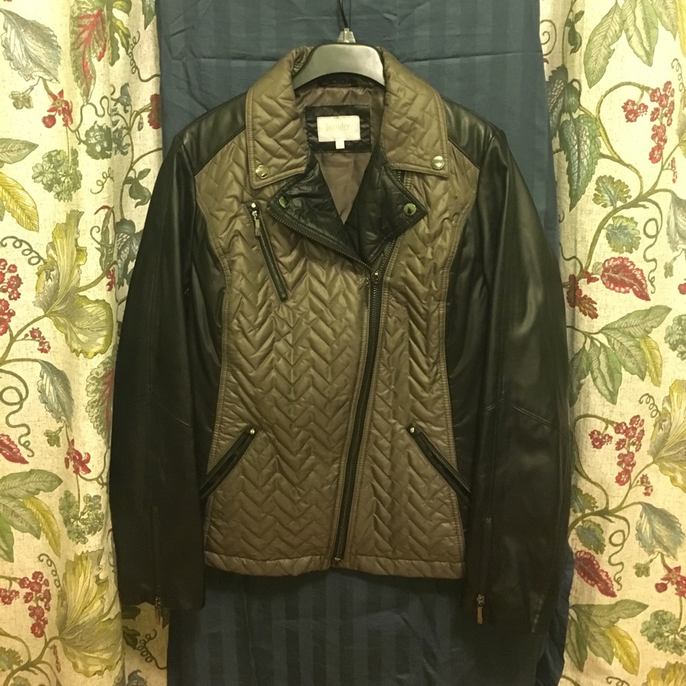 Laundry by Shelli Segal-Motorcycle style jacket