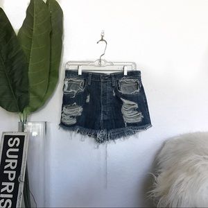 Denim cut outs