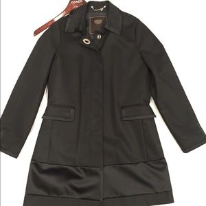 Coach trench black trench coat.
