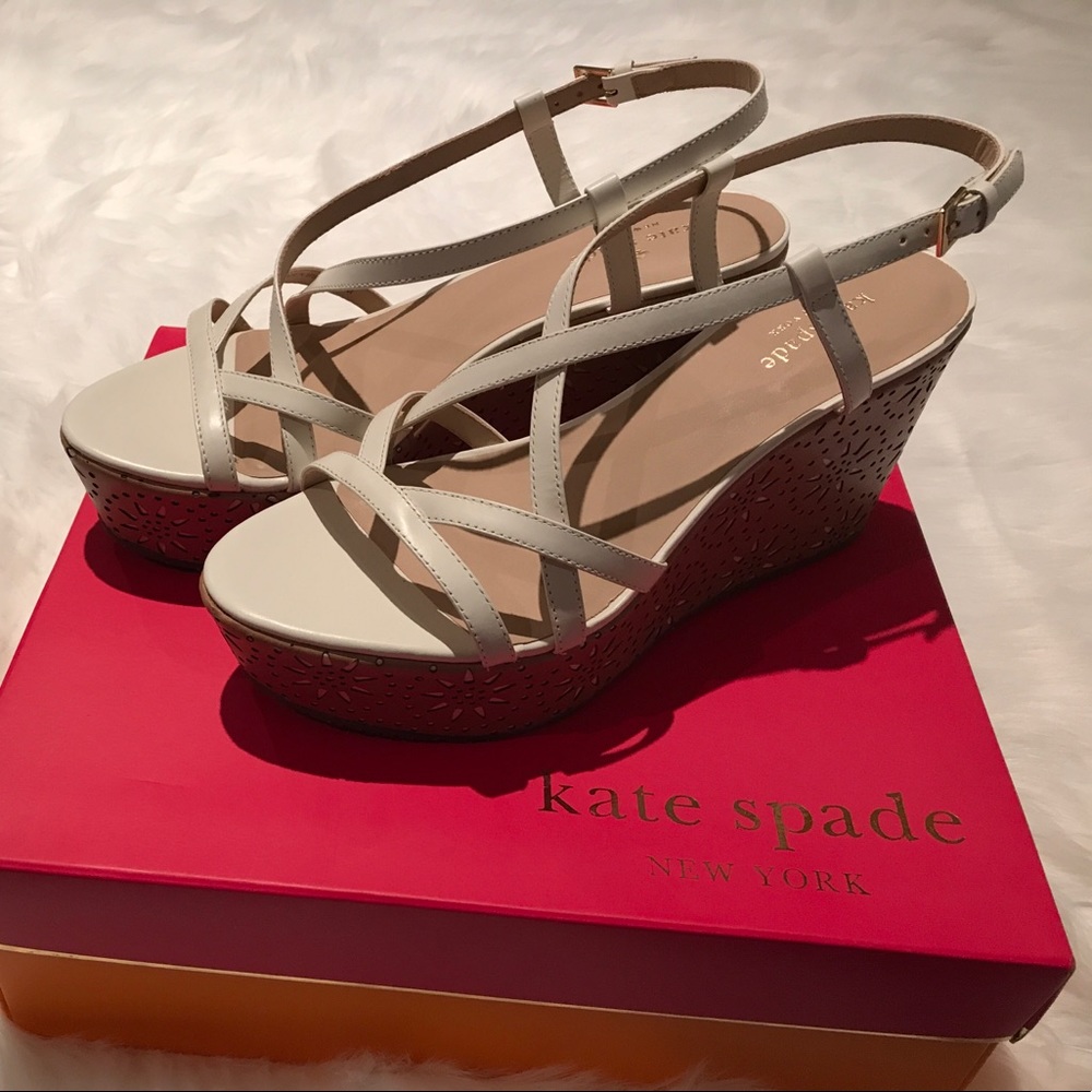 NWB Kate Spade Tatiana Wedge Sandals Size 8.5M 🌷