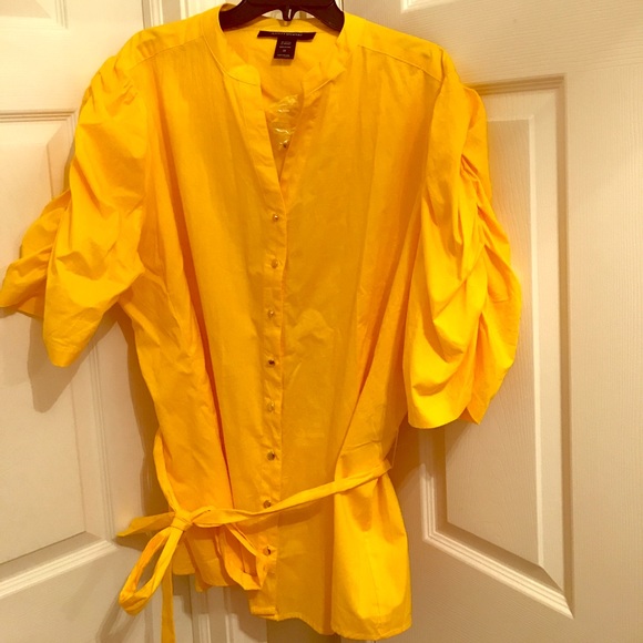 Bright Gold Blouse - Picture 1 of 5