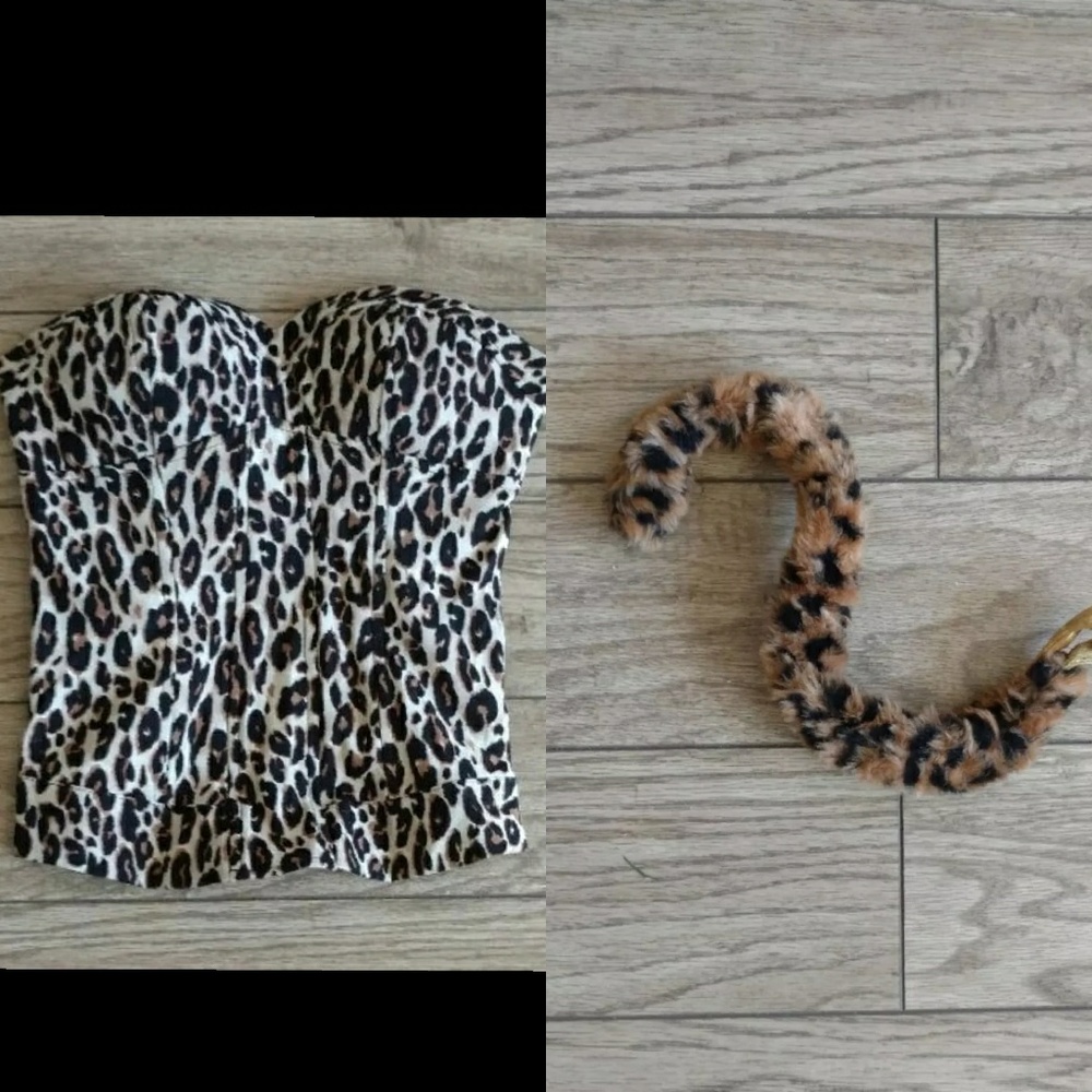Leapord Corset & Tail