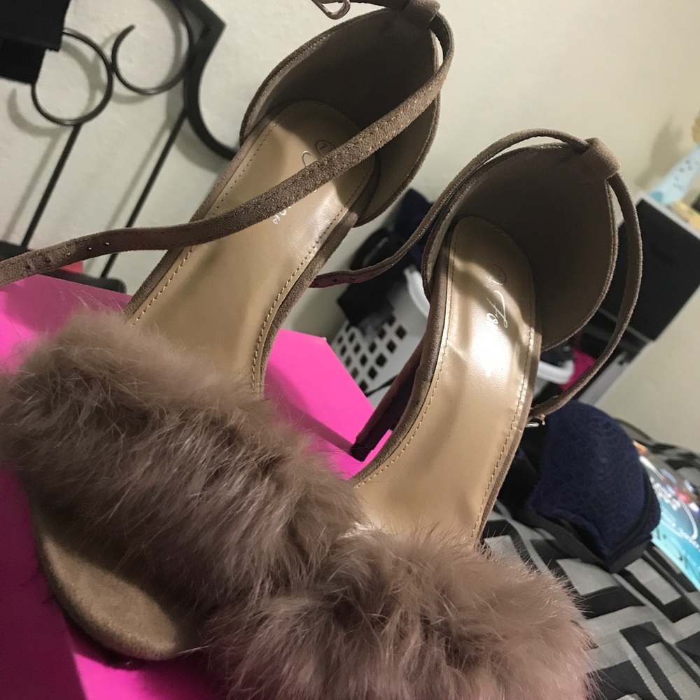 Fuzzy heels
