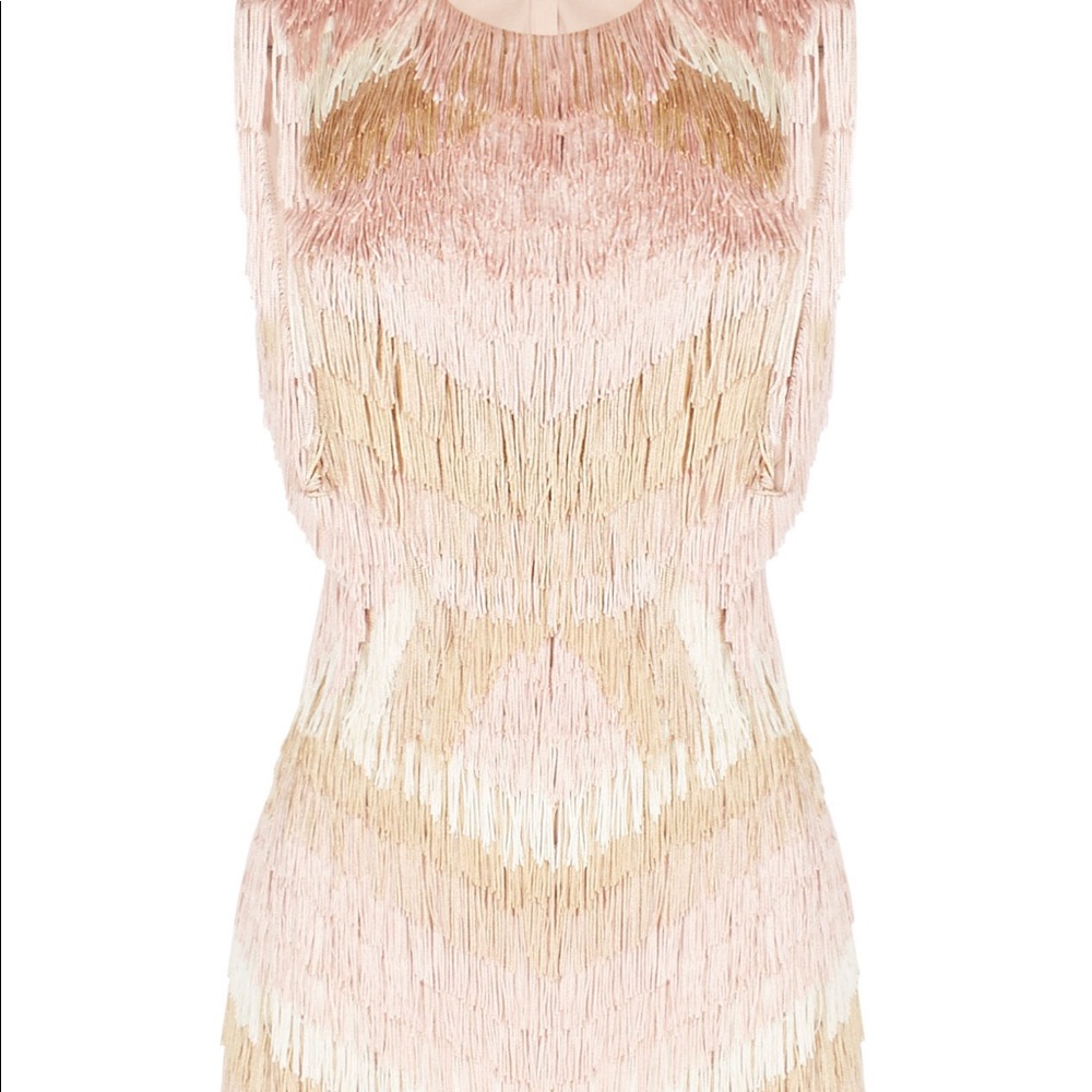 💋HP💋 BCBG fringe dress size 6