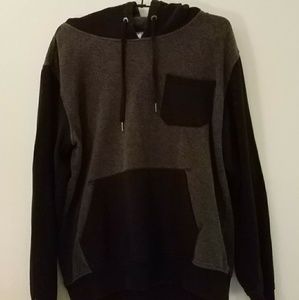 Black and gray hoodie