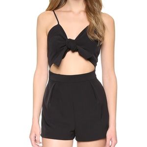 Kendall & Kylie Tie Front Romper