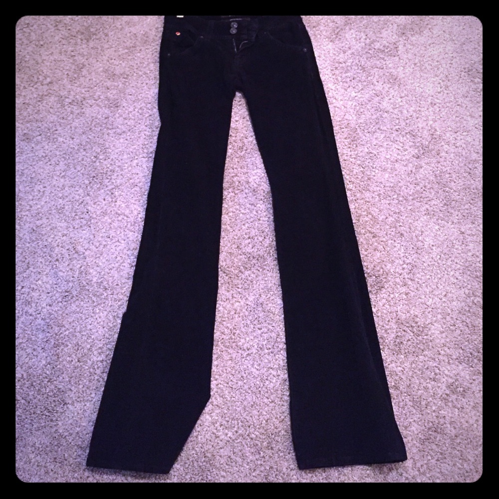 Hudson black corduroy pants