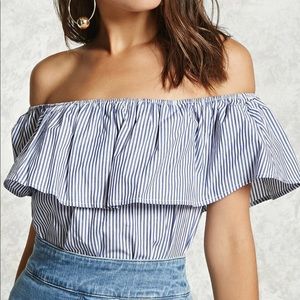 Off the shoulder body suit