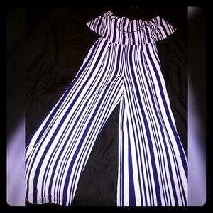 Charlotte Russe Strapless Jumpsuit (L)