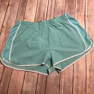 {Lucy} Aqua Running Shorts