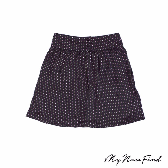 Anthropologie Tulle Polka Dot Diamonds Black Skirt - Picture 2 of 2