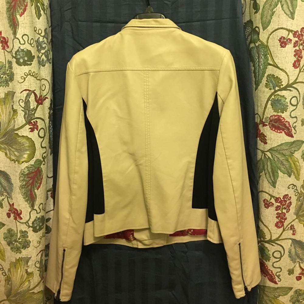 Black Rivet- Motorcycle Style Jacket - Picture 2 of 3