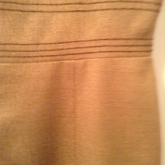 DAVID MEIISTER COUTURE BEIGE LINEN DRESS - Picture 5 of 8