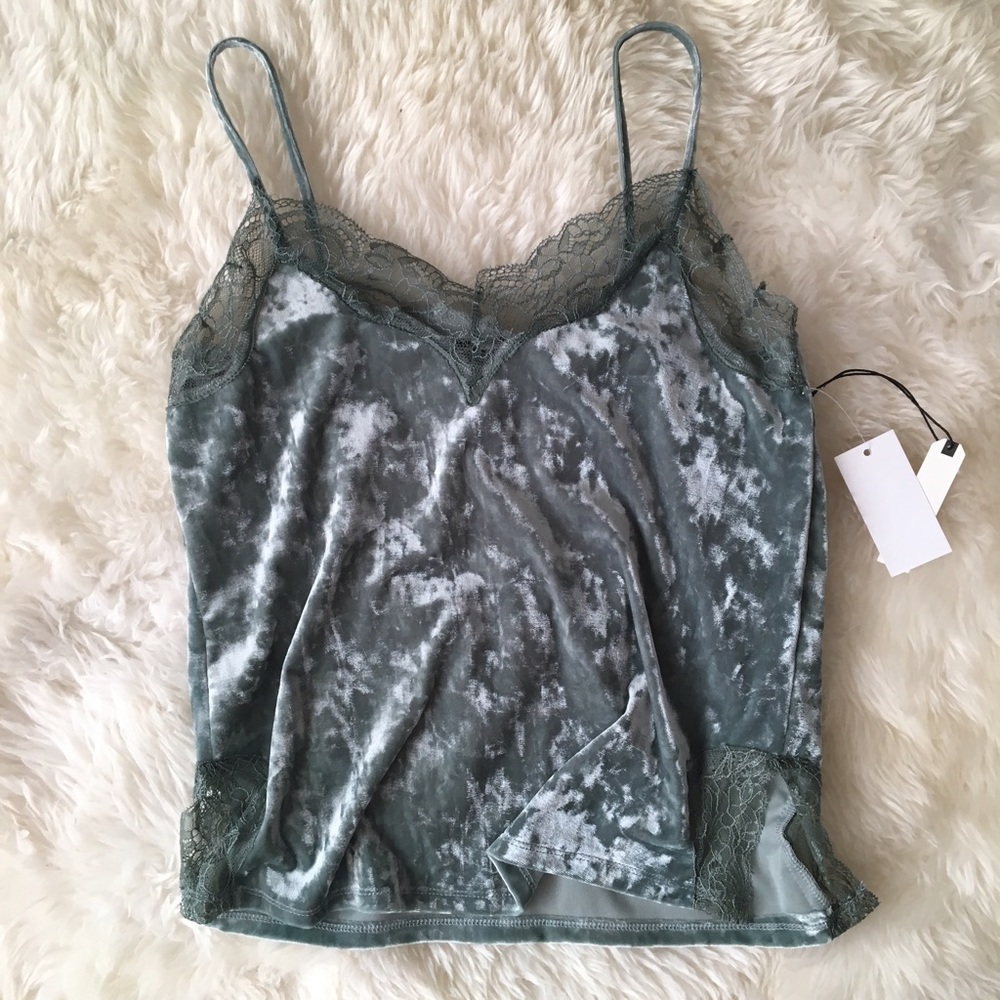 Velvet & Laced Cami