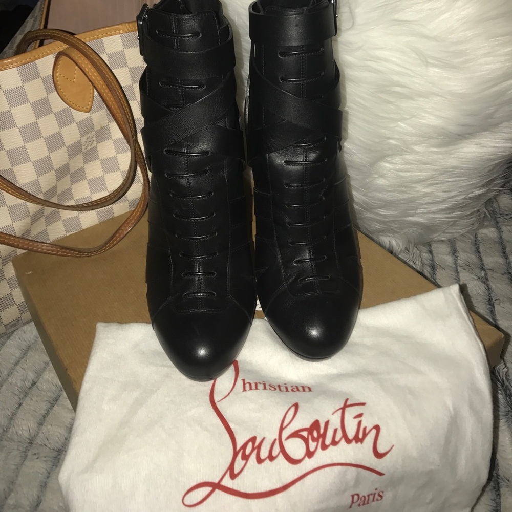 Authentic Christian Louboutin Booties