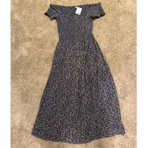 Urban outfitters boho off-the-shoulder dress