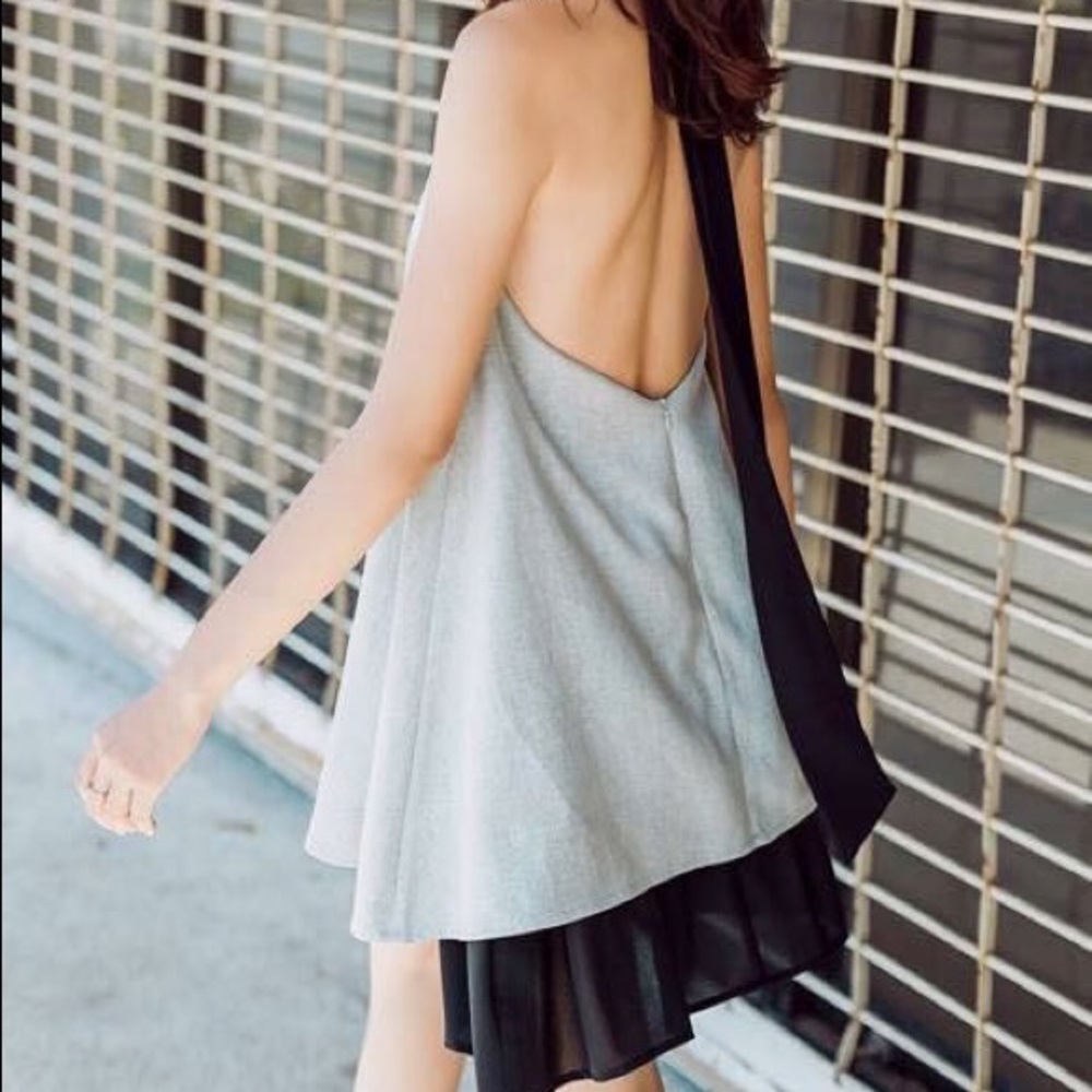 Backless dress size S