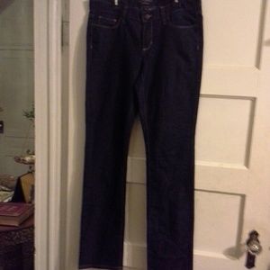 Banana Republic strt leg dark wash jeans sz 29/8R