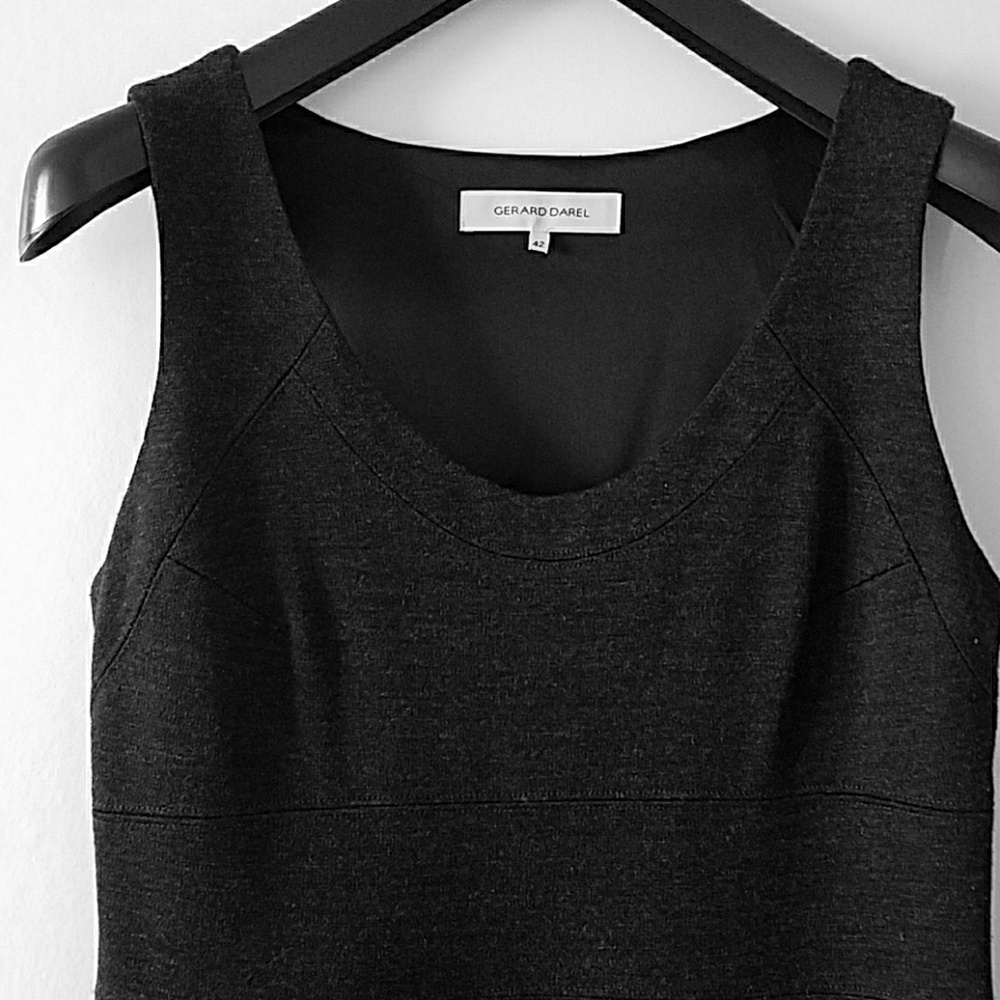 Gerard Darel Gray Midi Dress