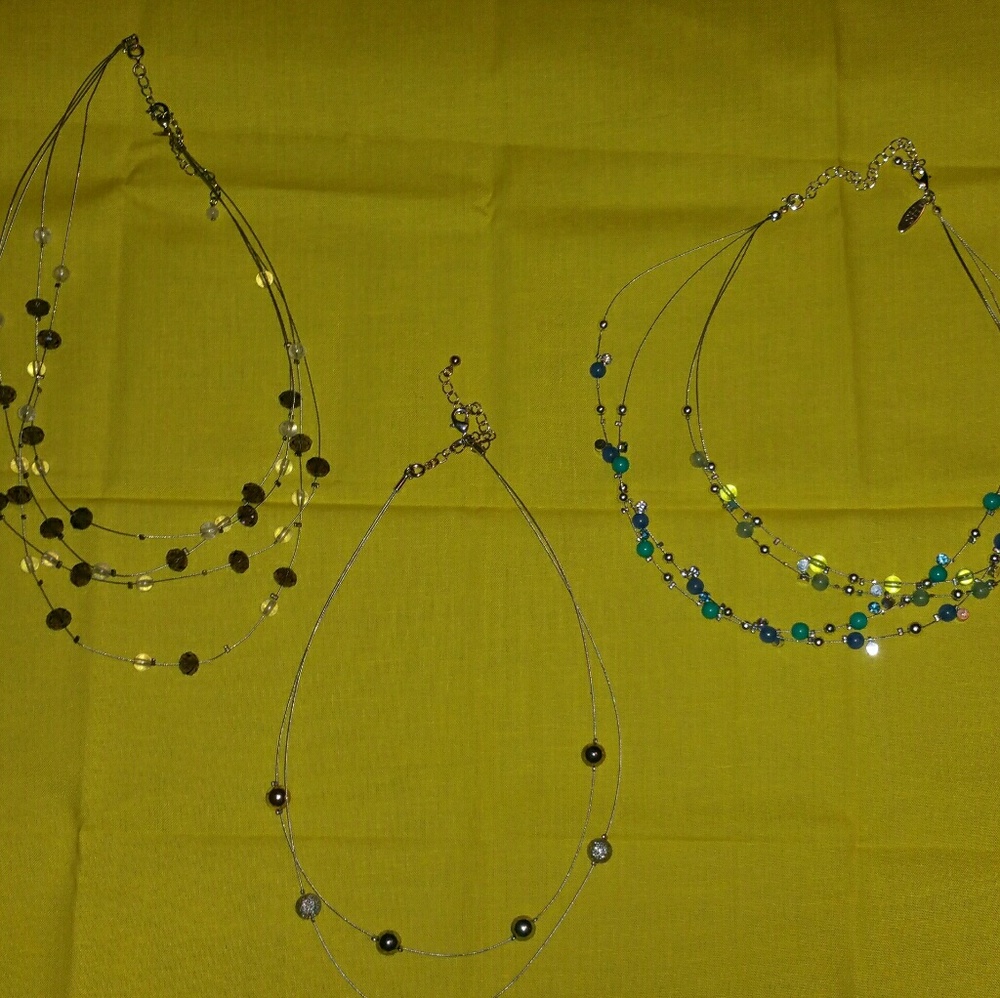 3 necklaces