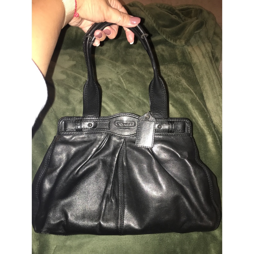 Authentic black coach purse