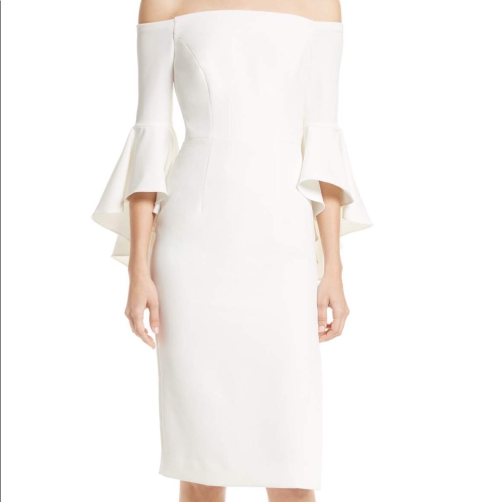 Milly Selena Off the Shoulder Midi Dress size 0