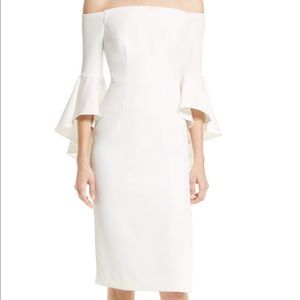 Milly Selena Off the Shoulder Midi Dress size 0