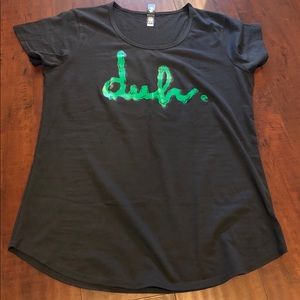 Rags to Raches size Large Zombie Duh t-shirt