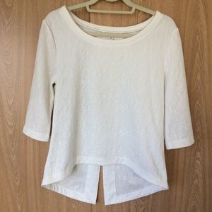 Super cute Jack by BB Dakota brocade top size med
