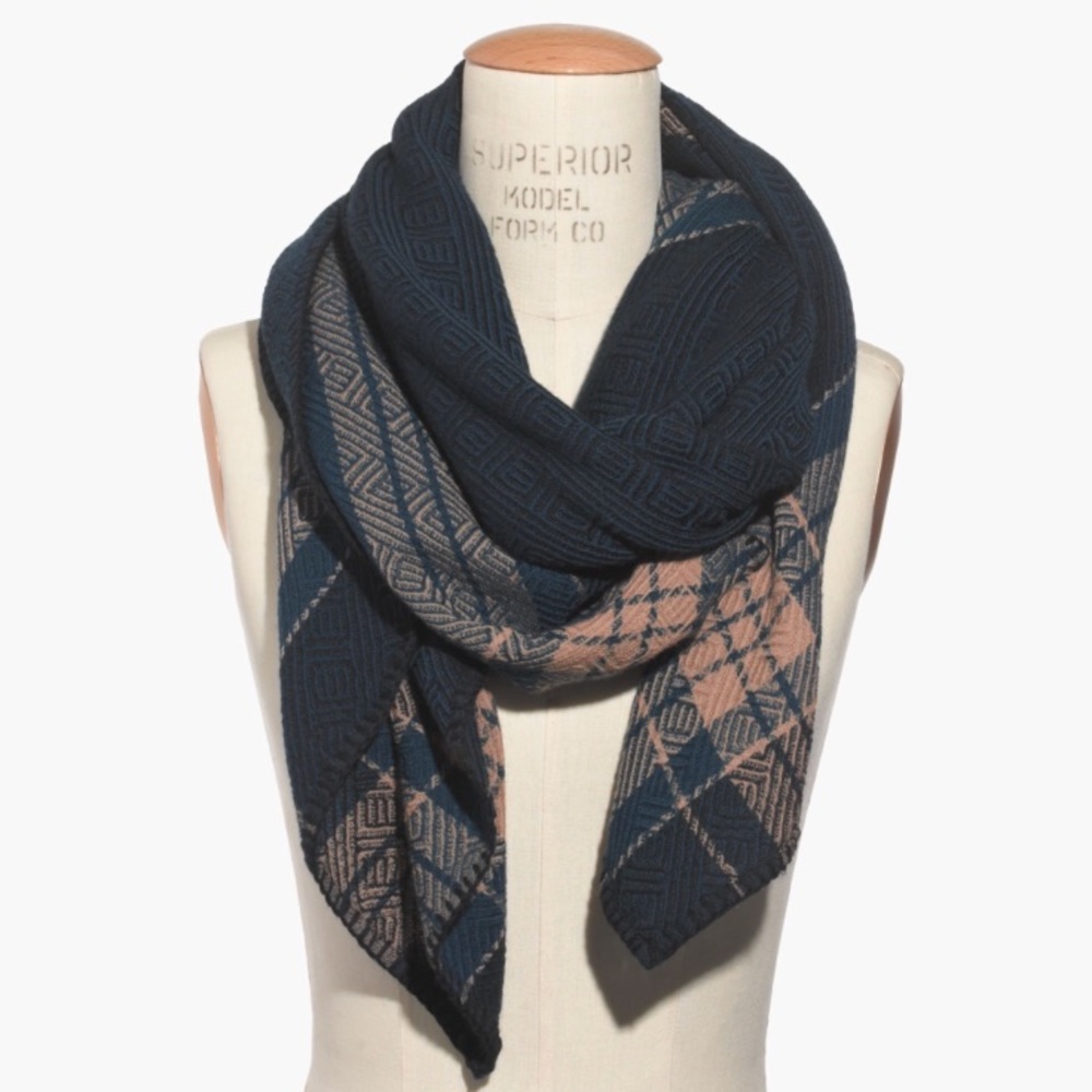Madewell Blockplaid Scarf