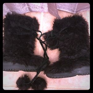 Colin Stuart fur boots