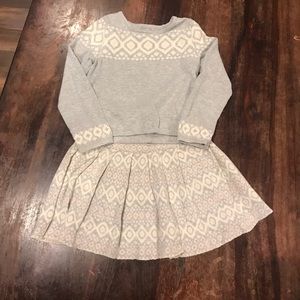 Gap sweater skirt and top