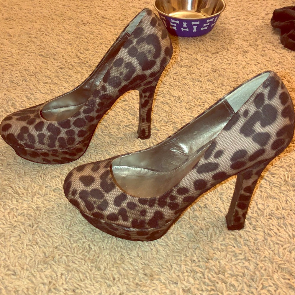 Leopard Print Heels