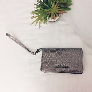 Metallic Snake Skin Wallet