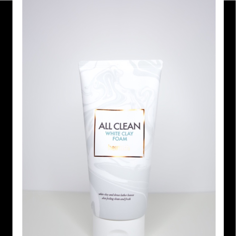 Korean popular All Clean White Clay Foam Face Wash
