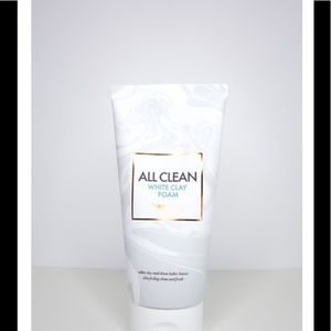 Korean popular All Clean White Clay Foam Face Wash