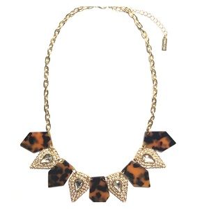 BaubleBar Tortoise and Rhinestone Necklace