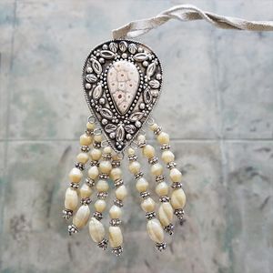 Vintage Talc Millefiori Necklace
