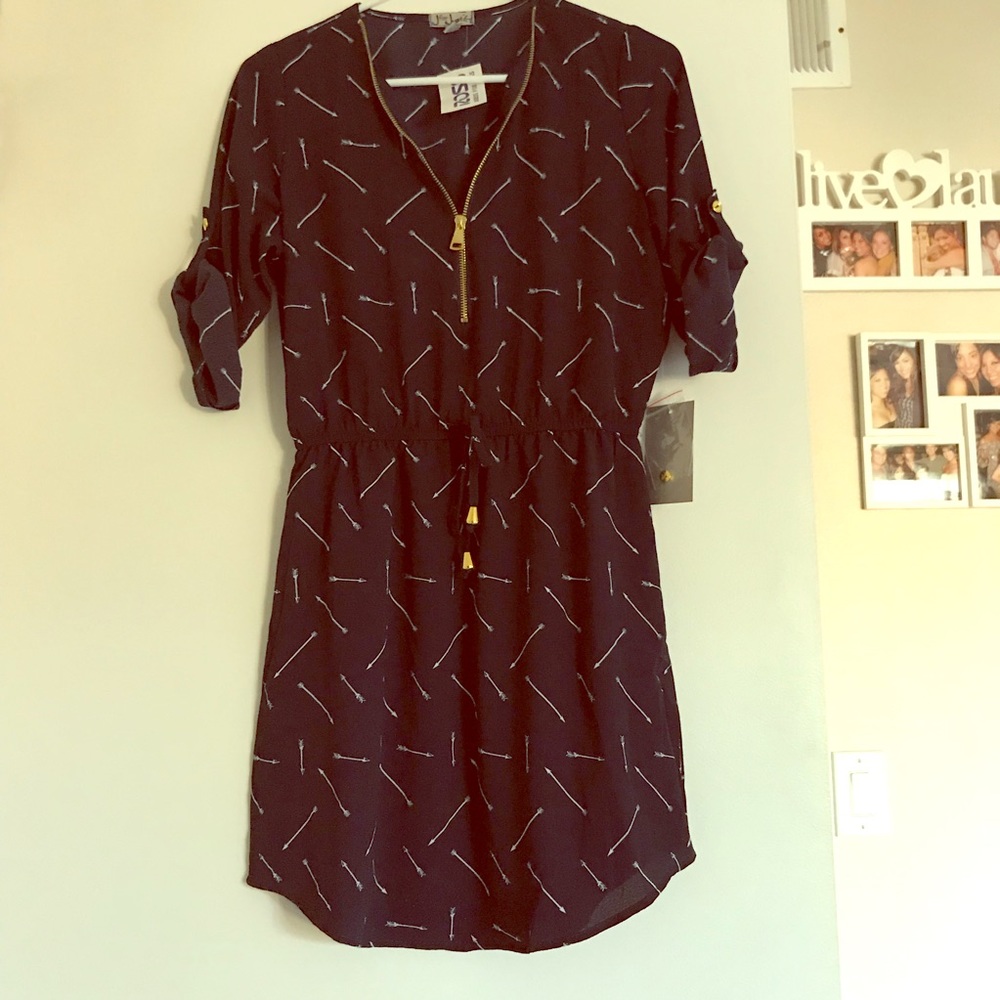 Arrow-Print Dress