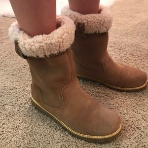 Ugg boots with gold trim