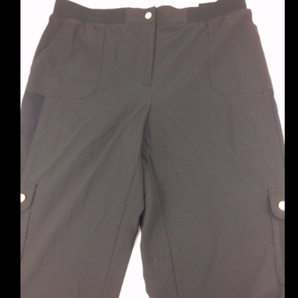 NEW Chicos Zenergy Women Sz 1 Active Casual Black - Picture 5 of 5