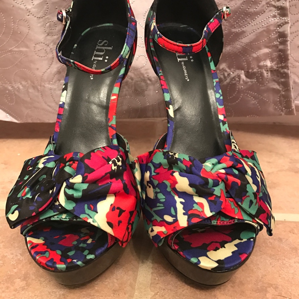 Multi colored high heels - Picture 4 of 6