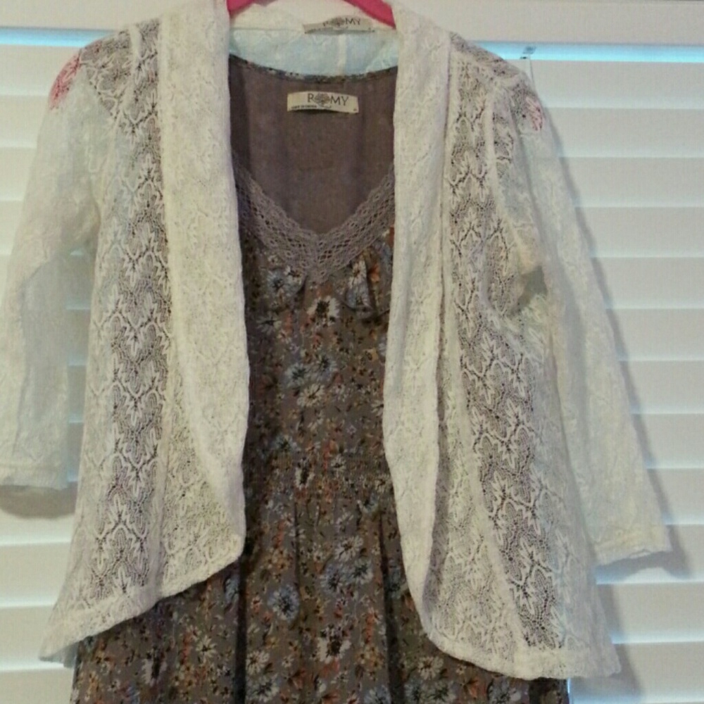 White Cardigan