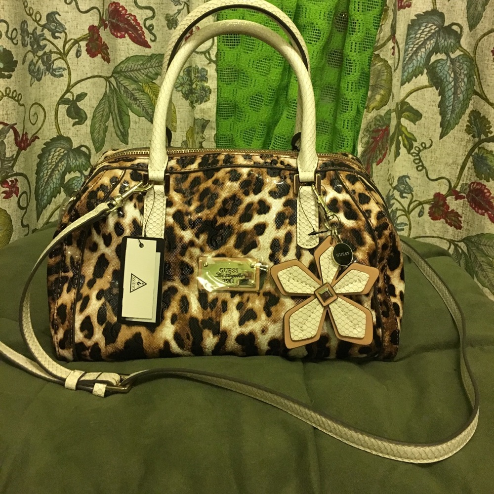 Guess-Cheetah print purse