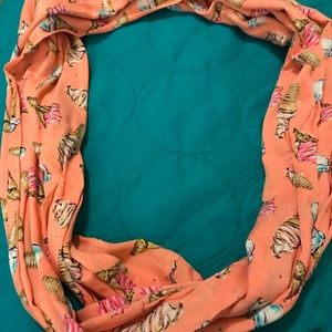 Infinity scarf ice cream design